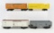 4 Vintage American Flyer Cars