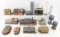 16 HO Scale Built Model Buildings