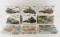 9 Military Army Tank Model Kits, German & U.S.