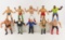 10 Vintage Titan Sports Wrestler Action Figures