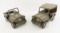 2 Vintage 1960's Tonka Army Jeeps
