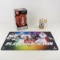 Wilson Football, Card Mat & Budweiser Mug