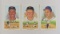 3 Signed Perez Steele Celebration  HOF Postcards