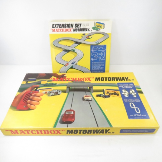 Vintage Matchbox Motorway & Extension In Box