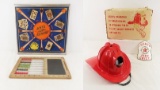 Vintage Texaco Promotional Fire Chief Helmet Toy