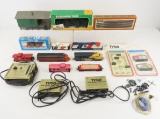 8 Vintage Train Cars & Accessories, Tyco & More