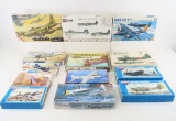 13 Vintage Military Airplane Models, German & More