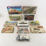 11 Military Tanks & Vehicle Model Kits & More