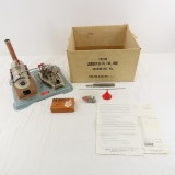 Vintage Jensen Mfg  Style 75 Steam Engine, 1970's