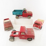 4 Vintage Tonka & Structo Trucks
