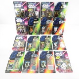 16 Star Wars Action Figures On Cards