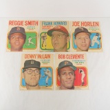 5 1970s Topps Baseball posters