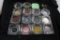 16 Vintage Glass Advertising Ashtrays