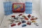 24 Diecast Mini Cars Case with 25 Cars