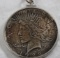 1922 D Peace Silver Dollar w/Sterling Silver Chain
