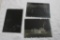 3 Glass Plate Negatives 5x7 B&W Steam Engines