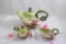 Hull Woodland Teapot, Creamer & Sugar Set