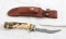 Schrade Super Sharp  #153 UH in Leather Sheath