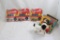 Alps Japan Windup Playful Puppy + 3 Hot Wheels Car