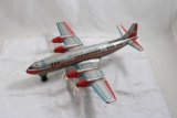 American Air Tin Litho Battery Operated Airplane