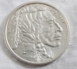 1 Troy Ounce .999 Fine Silver Buffalo Round