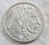 1 Troy Ounce .999 Fine Silver Buffalo Round