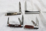 4 Pocket Knives Richland Sheffield, Sabre & More