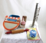 Boat, Horn, Yo-Yo, Rattle, Toy Rolling Pin