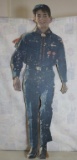 Mid-Century Wood Cub Scout Figural Sign 57