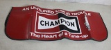 Champion Spark Plugs Advertising Fender Cover
