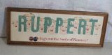 Ruppert Knickerbocker Beer Artwork Framed Sign