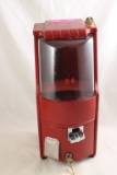 Northwestern Jet 5 Cent Gumball Machine w/2 Keys