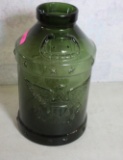 1976 Eagle 5 Gallon Milk Can Green Glass Jug