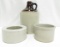 Stoneware Jug, Feeder Bowl & Butter Crock