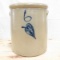 6 Gallon Leaf Salt Glaze Crock