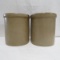 2 Minnesota Stoneware Salt Glaze Crocks