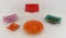 5 Red Wing Art Pottery Ashtrays- including rare 19