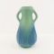 Van Briggle 860 Ming Blue Leaf Vase- Ann Gregory