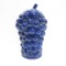 Cobalt Gypsy Trail Hostess Ware Grapes Cookie Jar