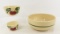 3 Watt Ware Apple Bowls