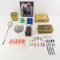 Vintage Tins, Bank, Toy Kitchen Utensils & More