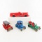 3 Old Fashioned Tin Windup Cars