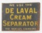 Antique De Laval Cream Separator Sign