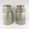 2 Antique Milk Cans