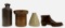 Red Wing Sewer Pipe Sample, Shoe,Ink Well & Bottle