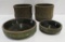 2 Brushware Planters & 2 Base Plates