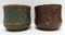 2 Red Wing Art Pottery 5.5