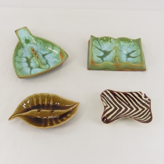 Red Wing African Series & 3 Art Pottery Ashtrays