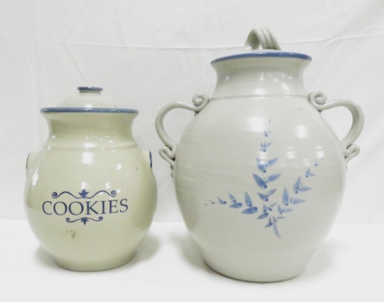 2 "New" Red Wing Stoneware Cookie Jars
