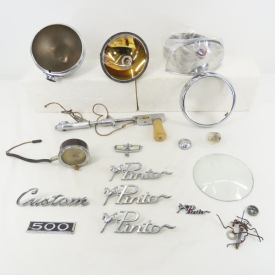 Vintage Pinto Car Emblems and Parts